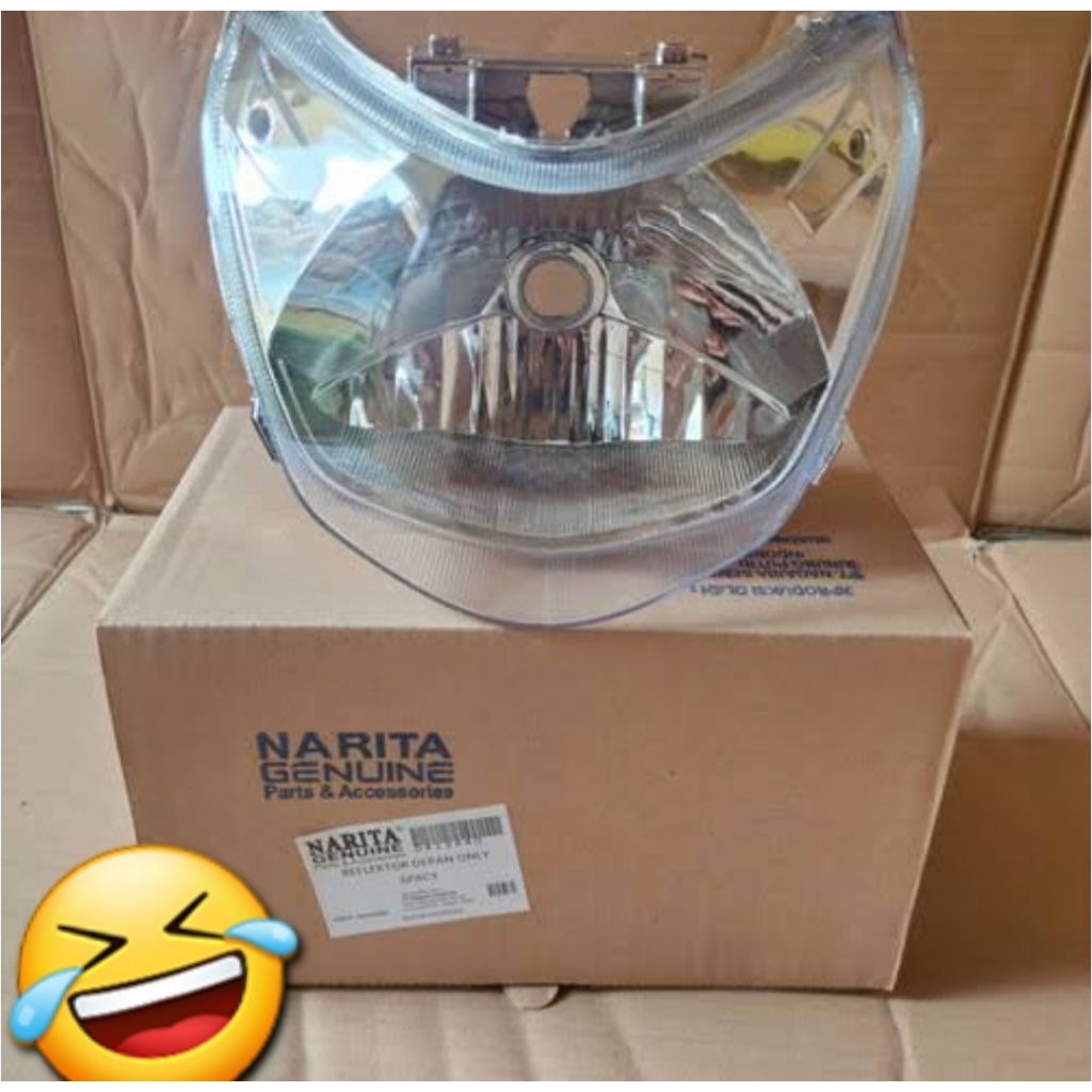 Reflektor lampu depan Honda Spacy Narita H2 untuk karbu dan Spacy FI 2011-2013. Aksesoris lampu depa