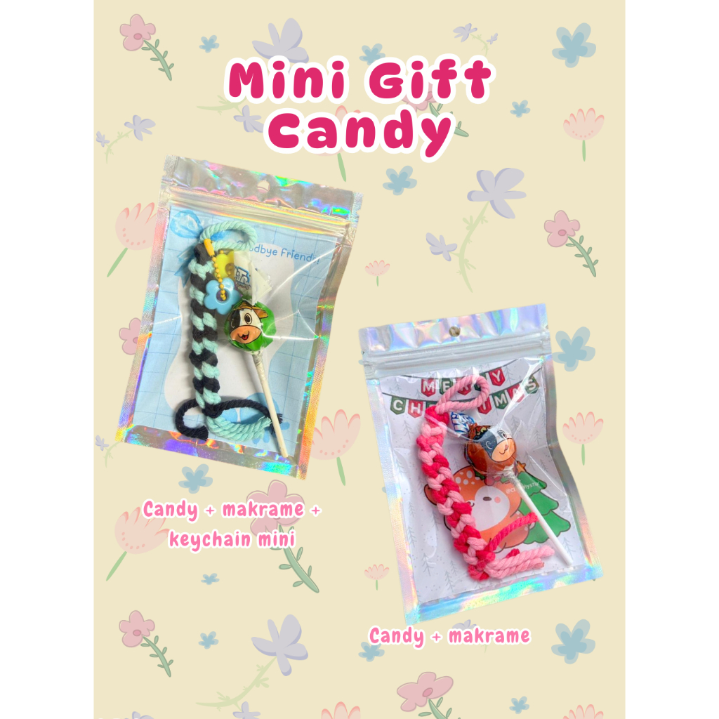Lolipop Christmas/Mini Gift Kartu Ucapan  Natal Permen Lolipop Murah