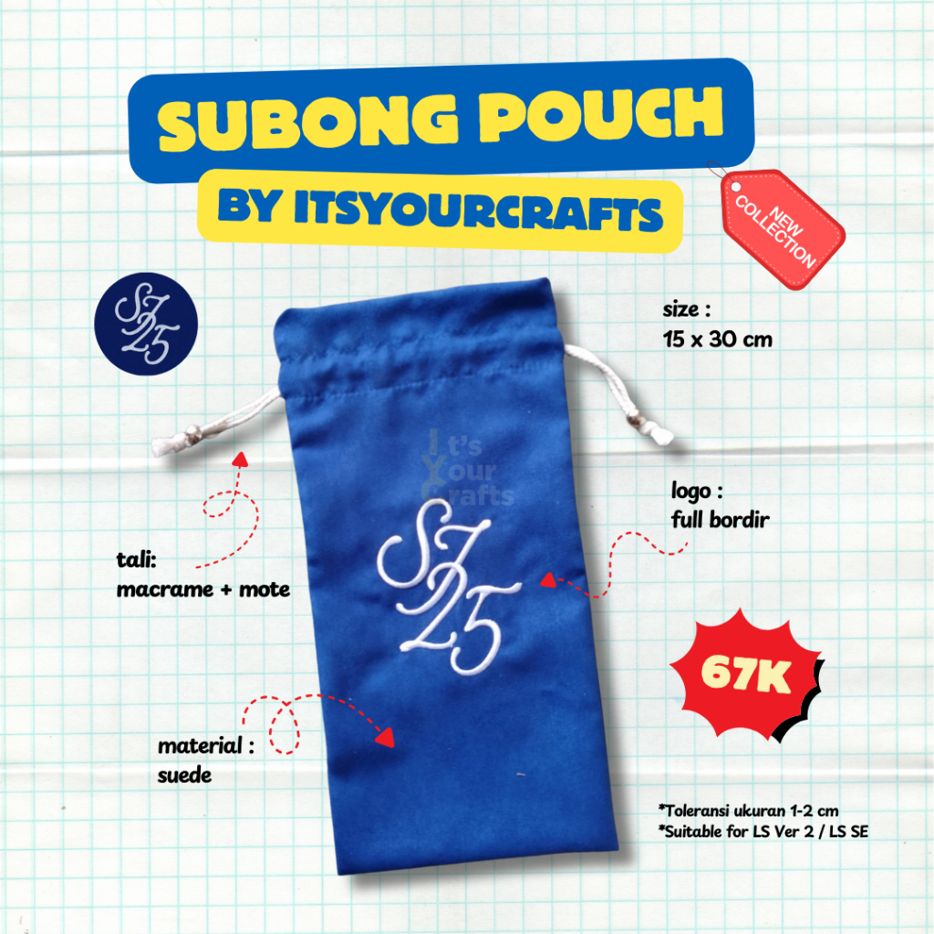 SUPER JUNIOR LIGHTSTICK POUCH | Fanlight Pouch Super Junior | Itsyourcrafts