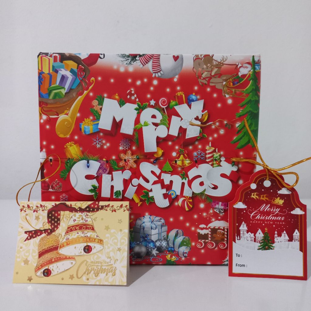 Es Lilin Super Top Edisi Kemasan Kertas Kado Natal Hampers Natal isi 25pcs