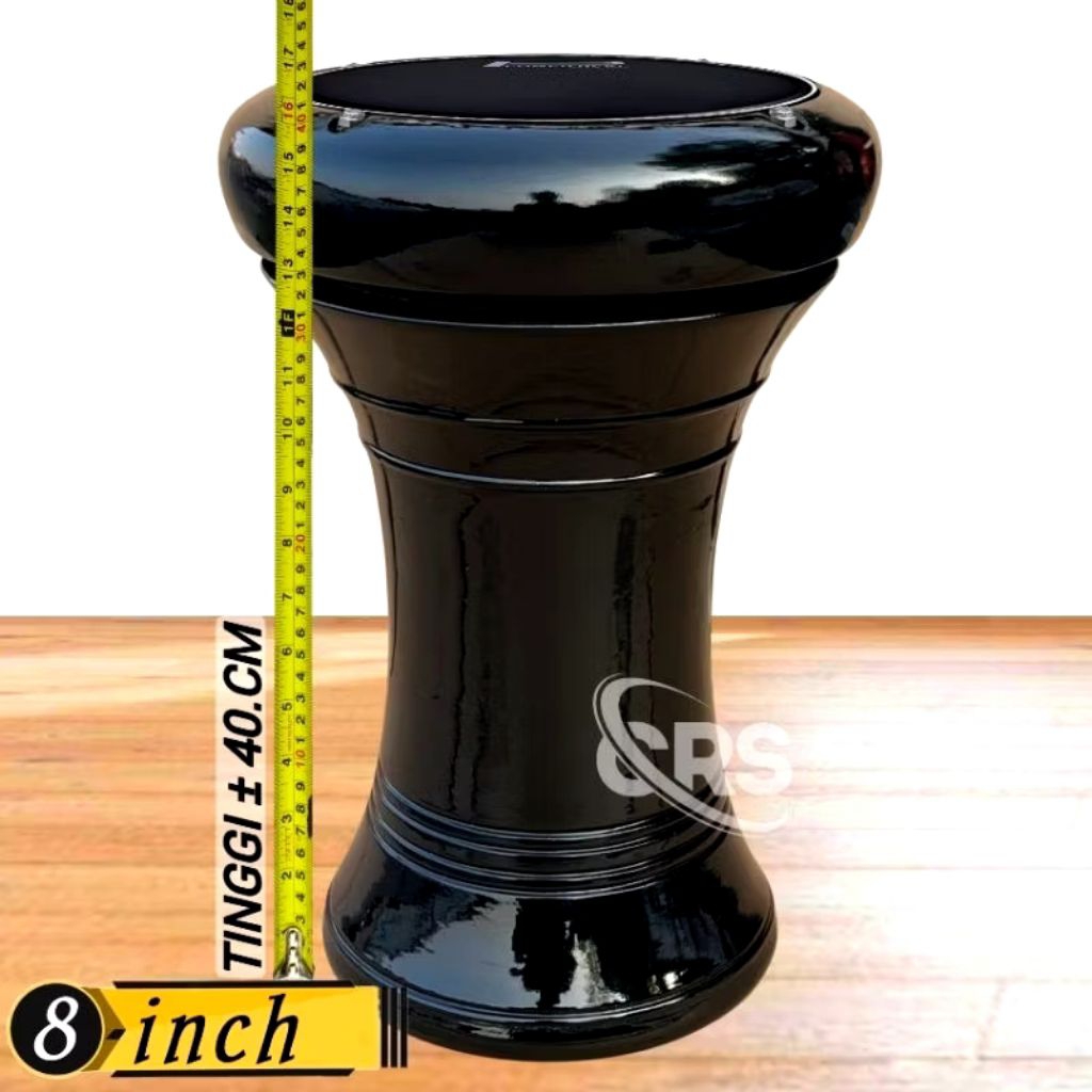 darbuka kayu mahoni 8inci