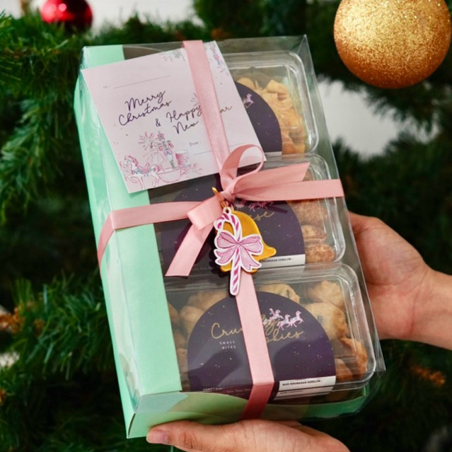 Misu Sweet - Gift Set Triple Cookies / Kue kering Surabaya / Hampers Christmas Surabaya / Hampers Na