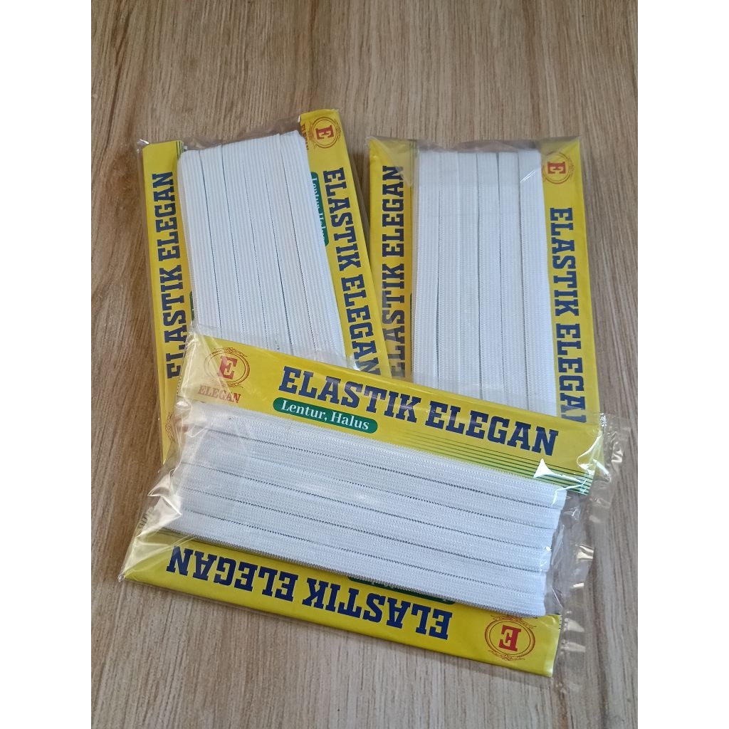 3 Pcs Kolor Elastik | Elastis Karet Kolor | Tali Elastik 7mm panjang 10m