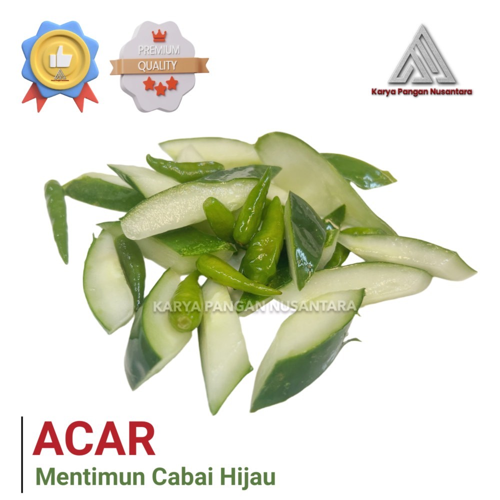 ACAR MENTIMUN CABAI HIJAU ACAR TIMUN ACAR RESTO ACAR PANGSIT MIE ACAR CHINESE FOOD SACHET