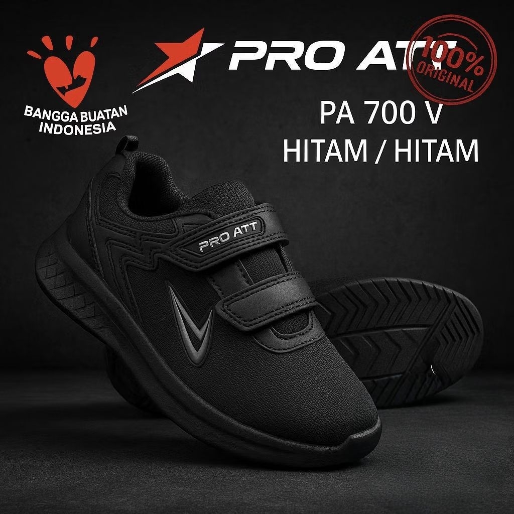 SEPATU SEKOLAH PAUD TK SD SMP PRO ATT ORIGINAL PA 700, SI 880, HO 370, SEPATU SEKOLAH ANAK