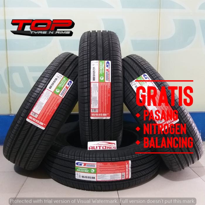 Ban GT Champiro Ecotec 185/65 R15 Standar Mobil Avanza Ertiga Dll