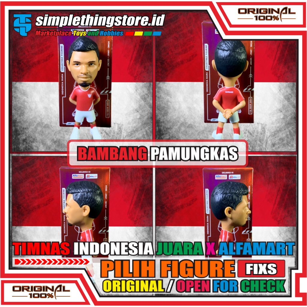 Bambang Pamungkas Action Figure Timnas Indonesia Juara X Alfagift Limited Edition Version