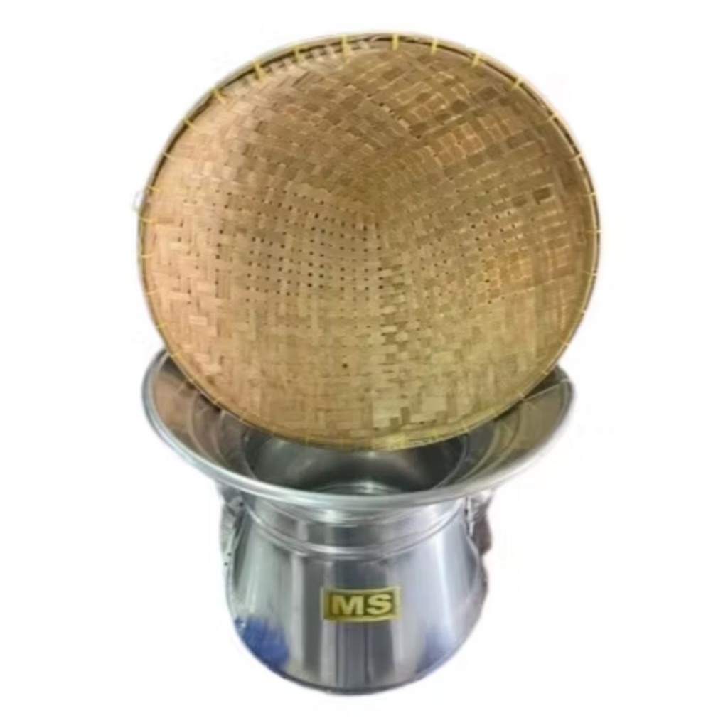 Seeng dangdang almunium+ kukus nasi motif pendek fre kukusan.