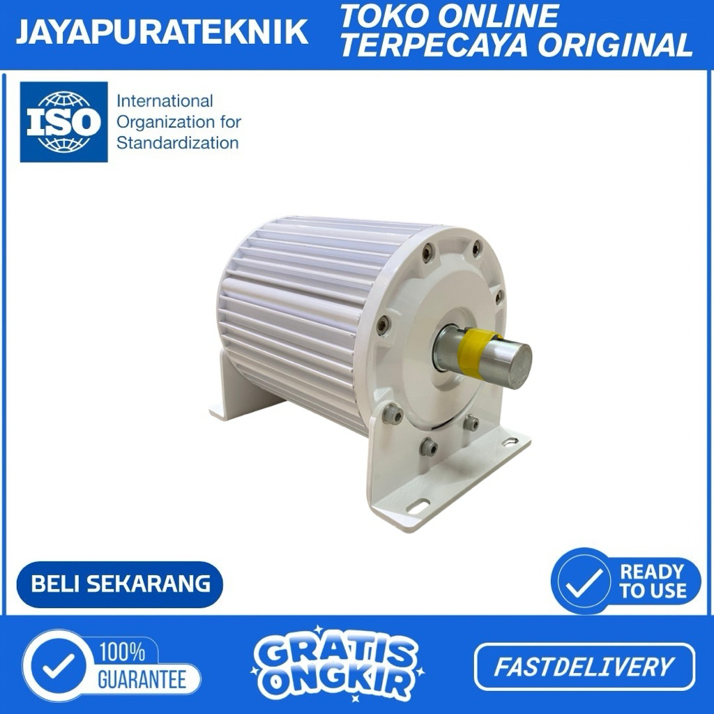 Generator Magnet Permanen Wind Turbine 3kW 3000W Alternator Low RPM