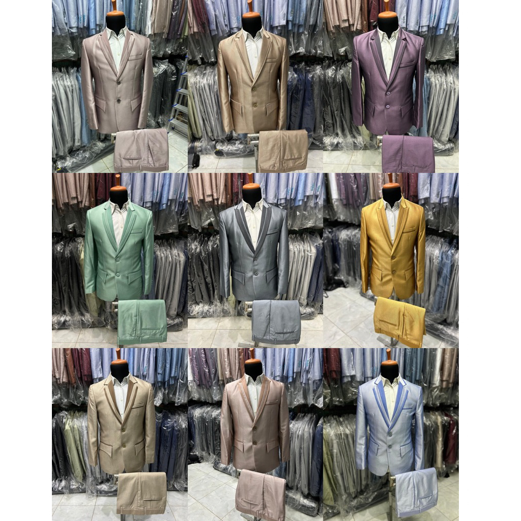 1 stel jas nikah jas pria jas slimfit jas wedding jas formal jas murah semi woll ( BONUS COVER JAS )