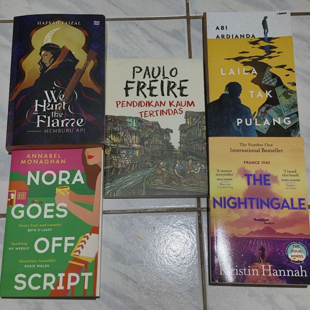 (BACA DESKRIPSI) ~SPLITPAY~ preloved novel buku pendidikan kaum tertindas | laila tak pulang | nora 