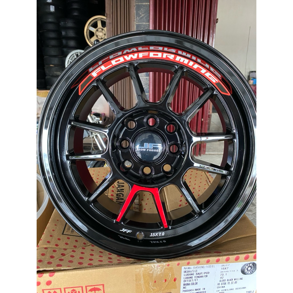 Jf buzz R 15 hitam glosy