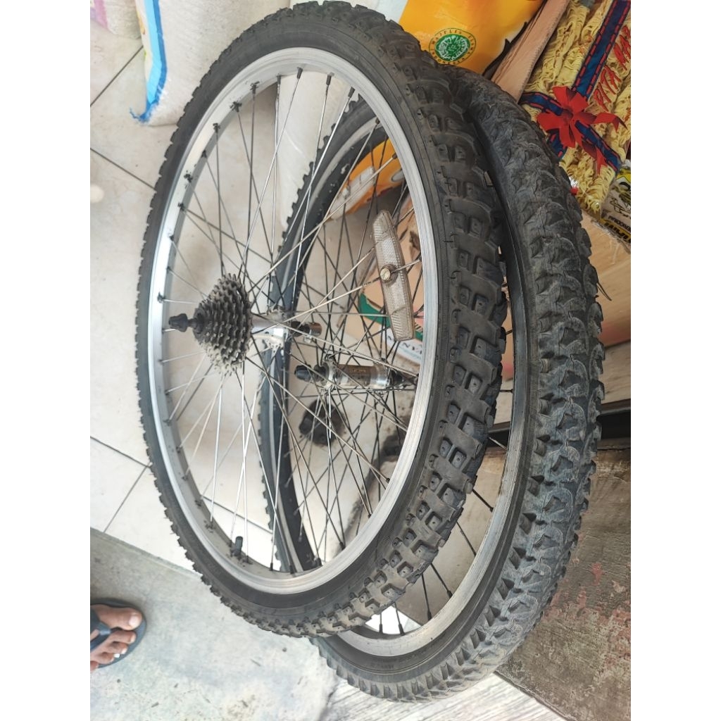 wheelset sepeda MTB jadul 26