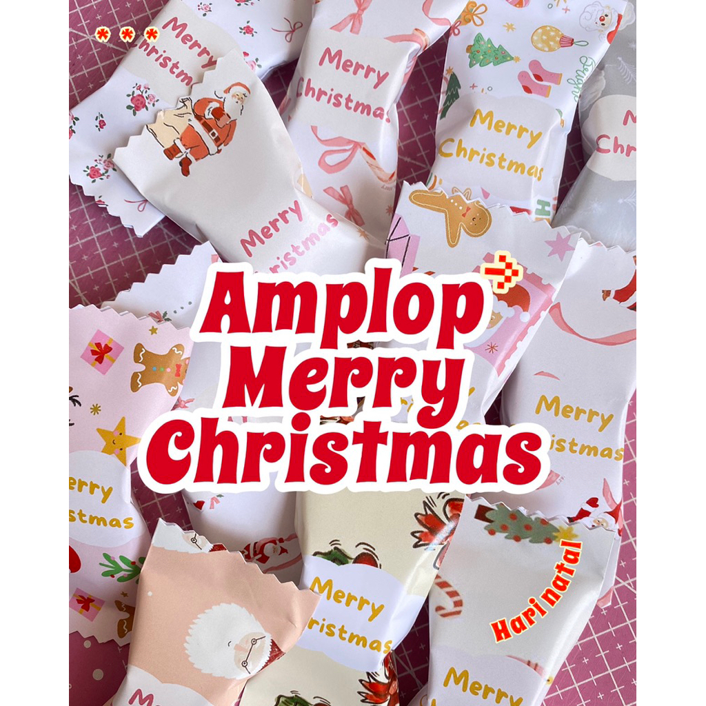 STARLY - AMPLOP MERRY CHRISTMAS AMPLOP NATAL AMPLOP PERMEN NATAL