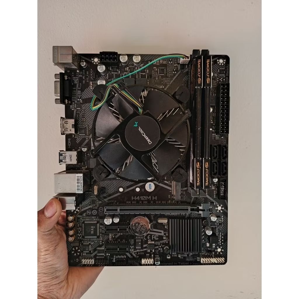I3 10105F + Gigabyte H410M + Ram 8GB DDR4