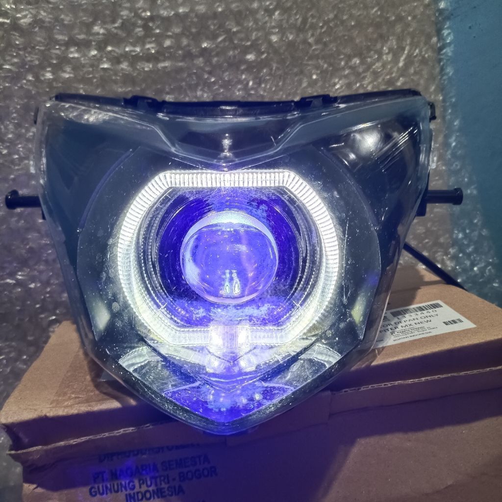 REFLEKTOR LAMPU DEPAN BILLED PROJI JUPITER MX NEW BAGROUND SMOKE SET