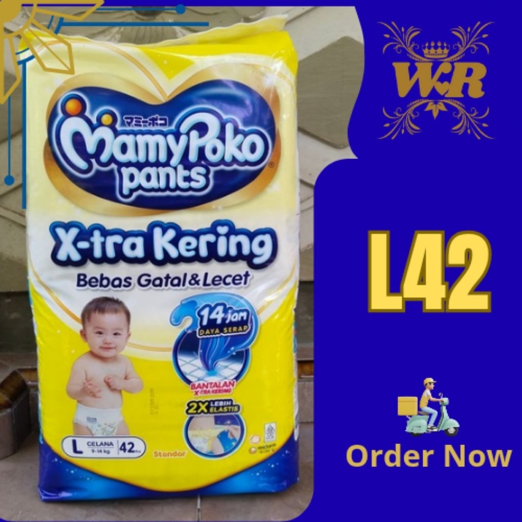 MAMYPOKO L42 JUMBO || MAMYPOKO UKURAN L ISI 42 BIJI