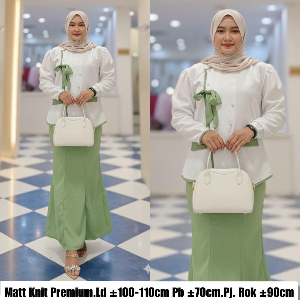 SETELAN ROK KNIT  Wanita / Setelan Wanita Rok  / Setelan Knit Wanita Rok