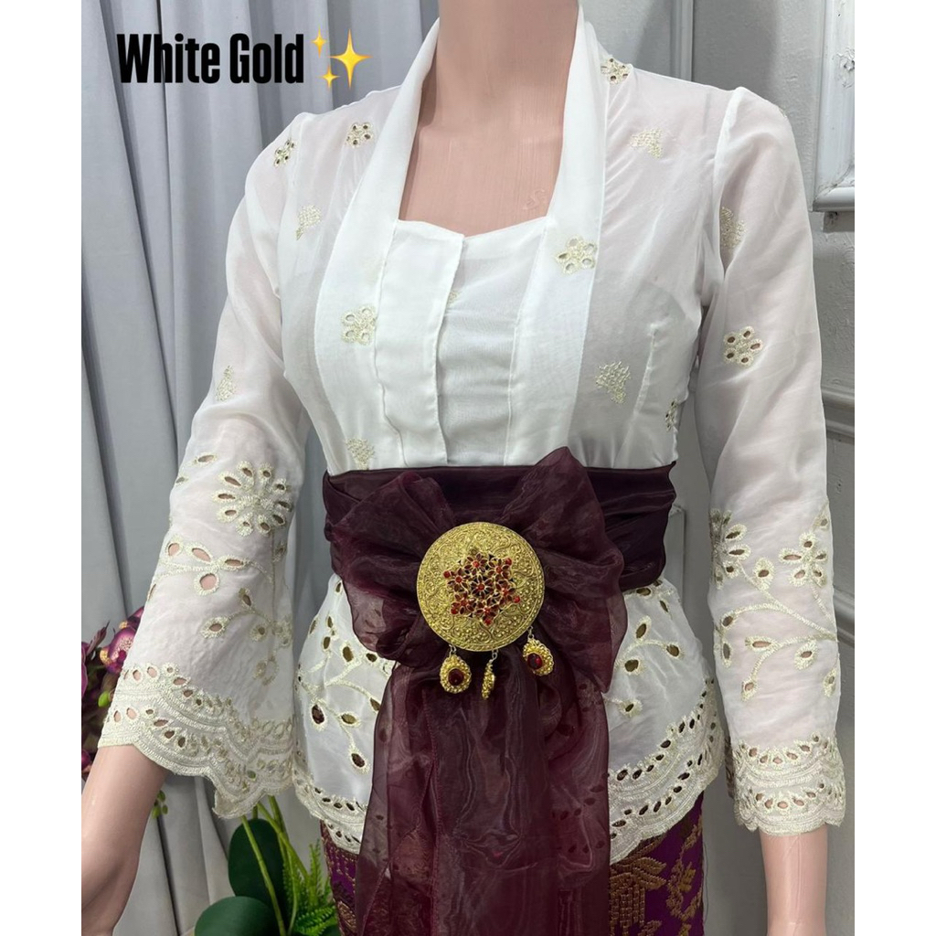 KEBAYA JADI EMBRODERY BORDIR JAHITAN BALI