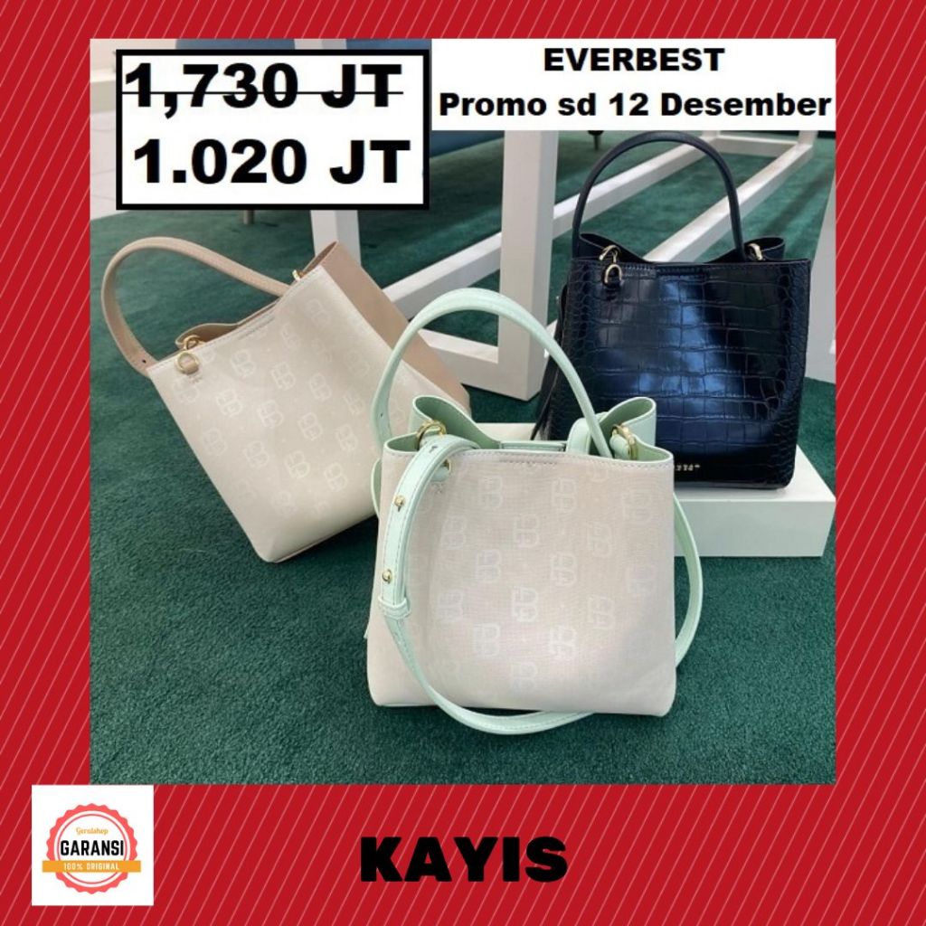 Tas selempang Wanita EVERBEST seri KAYIS 100% ORIGINAL SALE