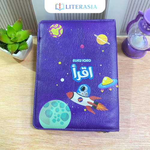 Literasia - Iqro Kaleb Resleting Jilid 1-6 Fullcolor Iqro Kaleb Hadiah Ulang Tahun Anak Desain Lucu