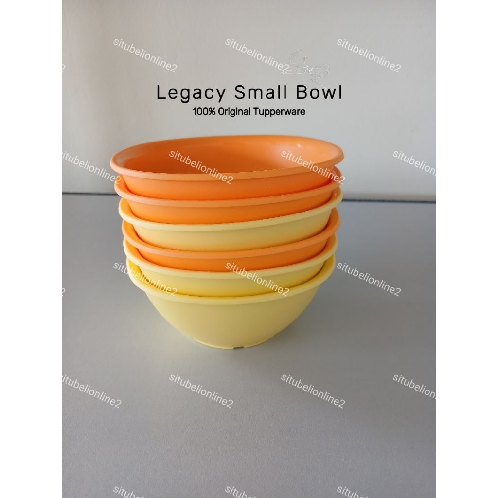 Legacy Small Bowl Tupperware Original - Mangkuk tupperware - Dessert Bowl