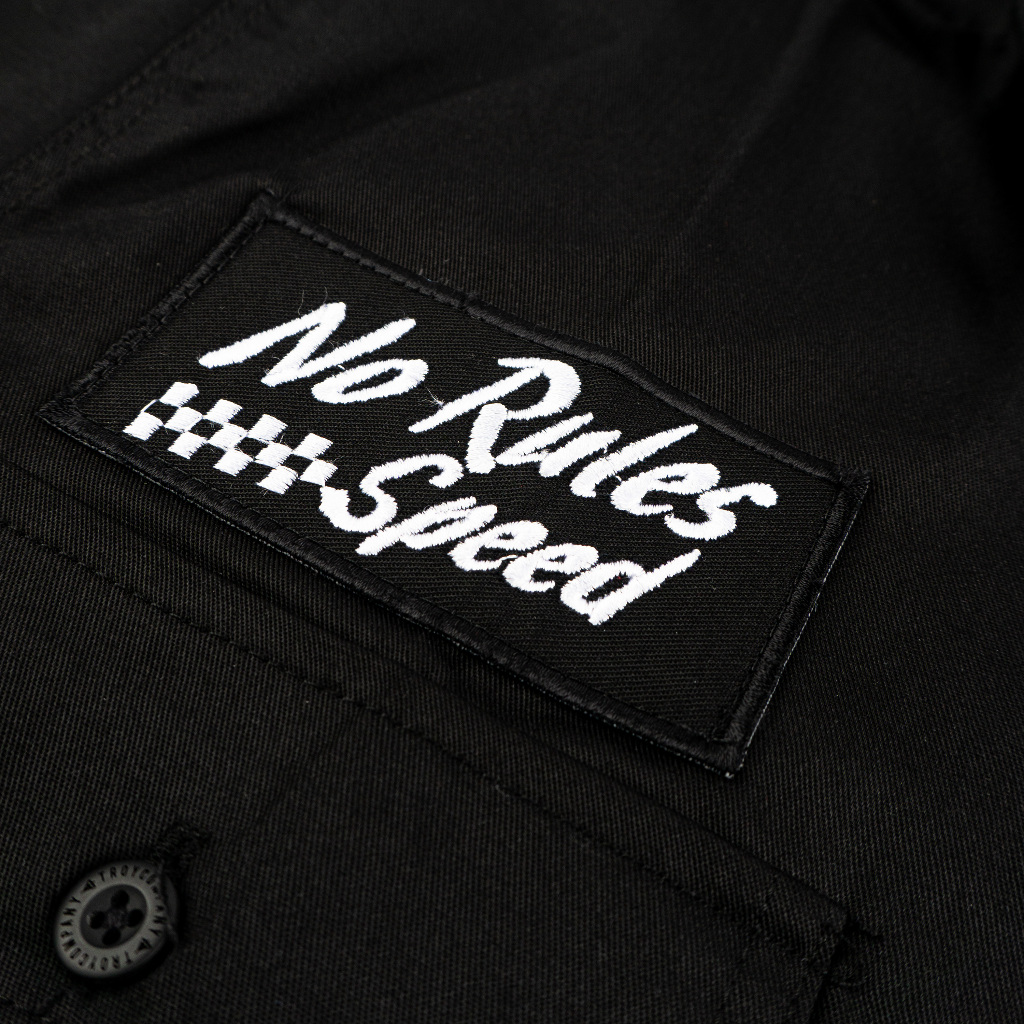 TROY COMPANY Work Shirt Black No Rules - Workshirt Kemeja Kerja PDH Hitam WSN 3456