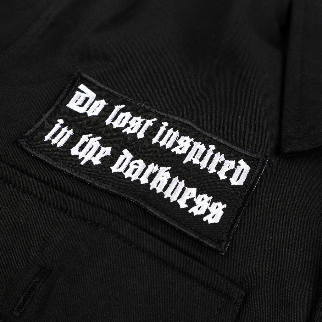 TROY COMPANY Work Shirt Black Lost Inspired - Workshirt Kemeja Kerja PDH Hitam WSN 3457
