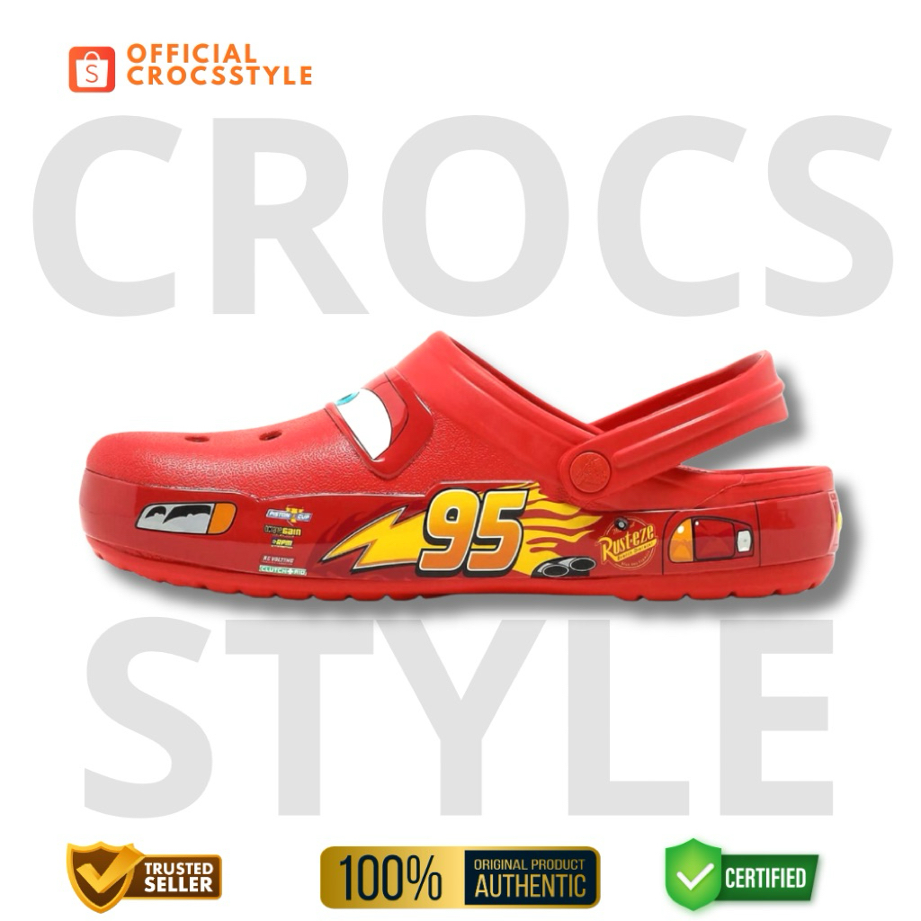Crocs Cars McQueen Classic Clog Original Unisex