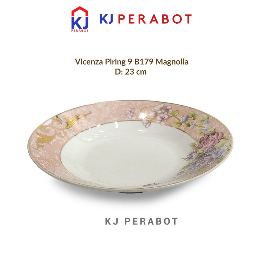 KJ Perabot - Vicenza Piring Magnolia