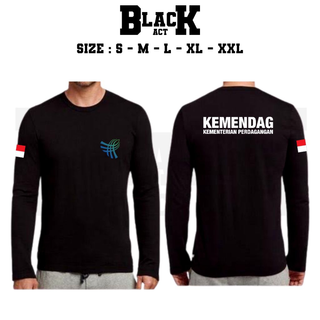 KAOS KEMENDAG KEMENTERIAN PERDAGANGAN LENGAN PANJANG