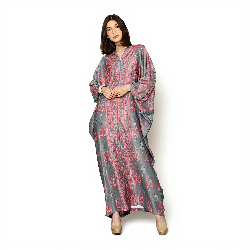 Kanzi Collection Long Sleeve Songket Kaftan