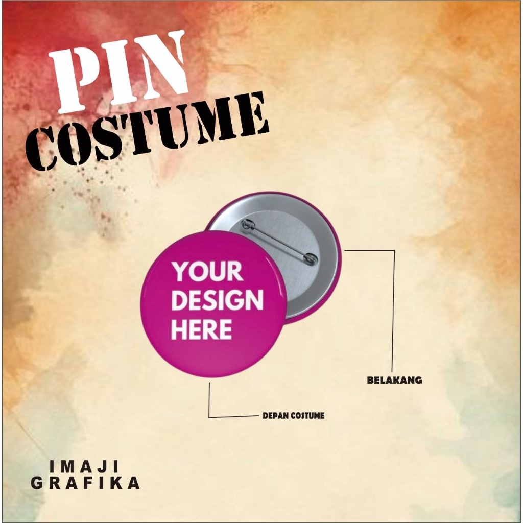 Pin Costume Nama Foto
