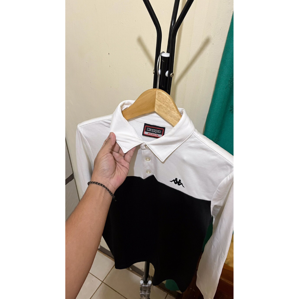 kaos kerah lengan panjang KAPPA GOLF original