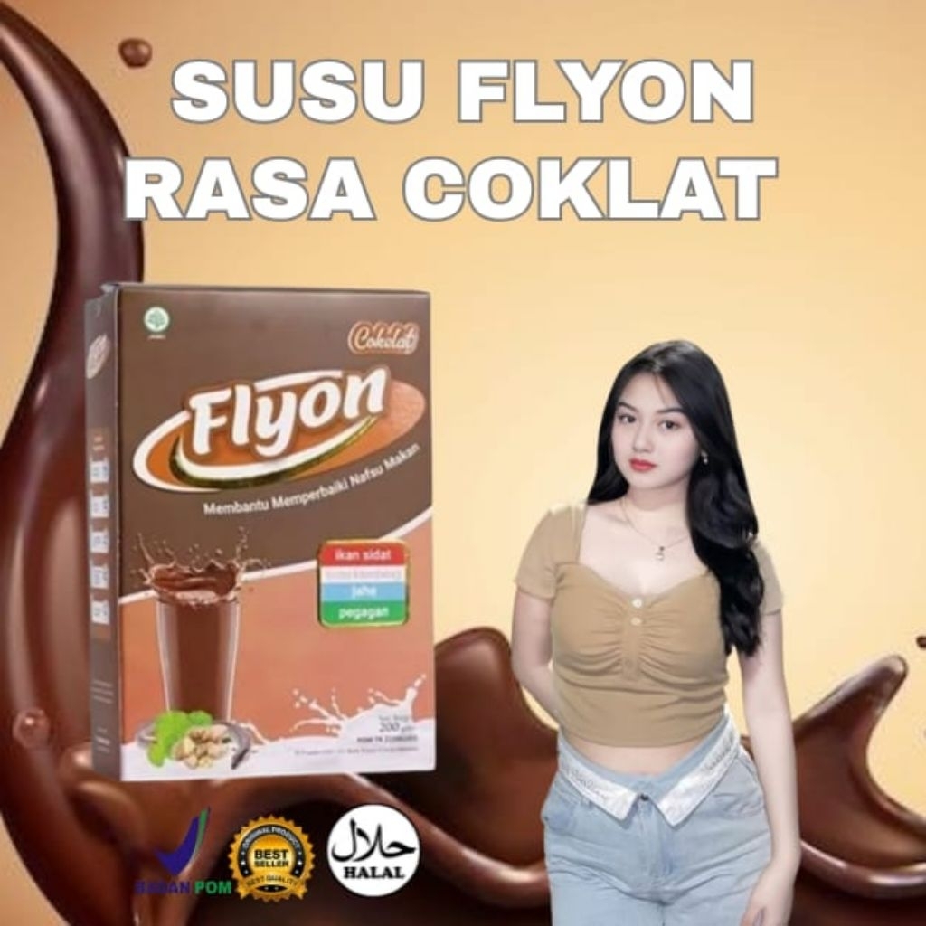 Flyon Susu Penambah Berat Badan original Bpom