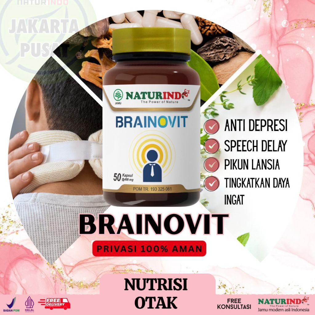 Brainovit Naturindo Multivitamin Obat Vitamin Otak Anak Umur 4 5 6 710 Tahun Daya Ingat Speech Delay
