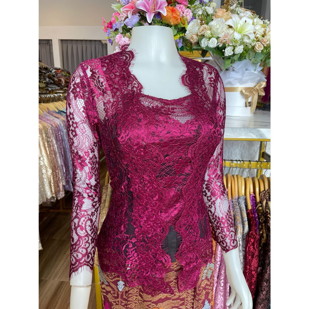 SIMONA KEBAYA Kamari Metalik Kebaya Saja Metalik Glossy Kebaya Bali