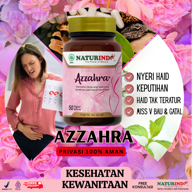 Azzahra Naturindo Jamu Pelancar Haid Obat Herbal Telat Haid 1 Minggu 1 2 3 Hari Bulan Tahun Taun Men