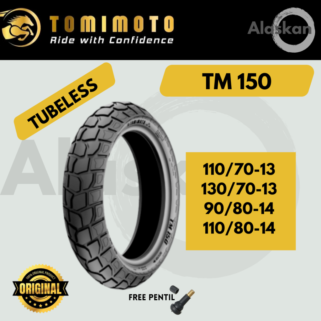 BAN MATIC TUBELESS TOMIMOTO TM150 RING 13 dan RING 14 HONDA ADV HONDA PCX