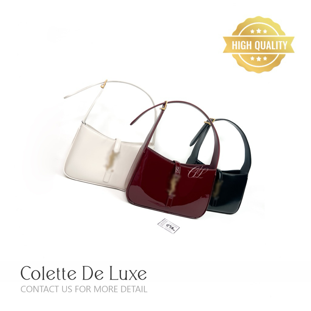 Le 5 A 7 Hobo Bag in Black GHW