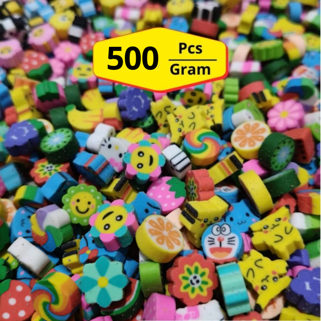 (500gr) PENGHAPUS MINI KARAKTER UNIK LUCU - PENGHAPUS MINI KARAKTER - PENGHAPUS PENSIL LUCU UNIK - P