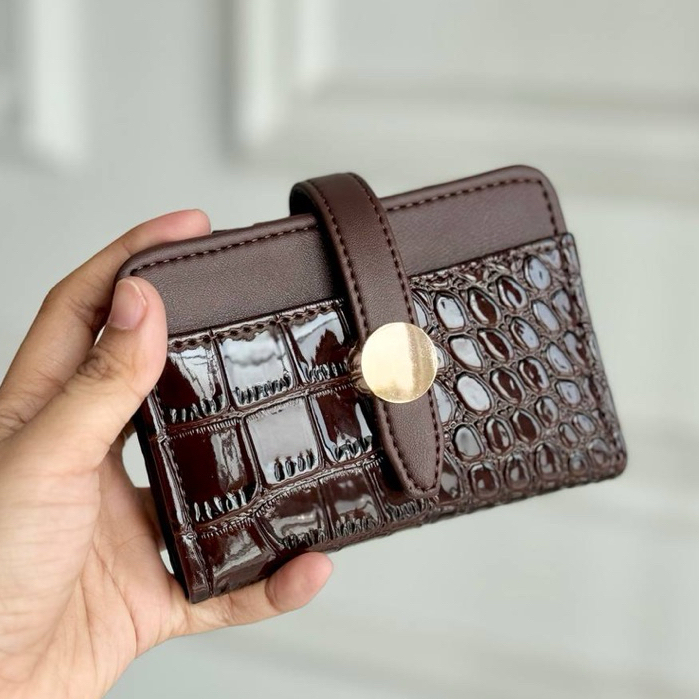 RECOMMENDED AMIRACO - GEMPITA CROCO DOMPET MINI WANITA SIZE 12X9 CM