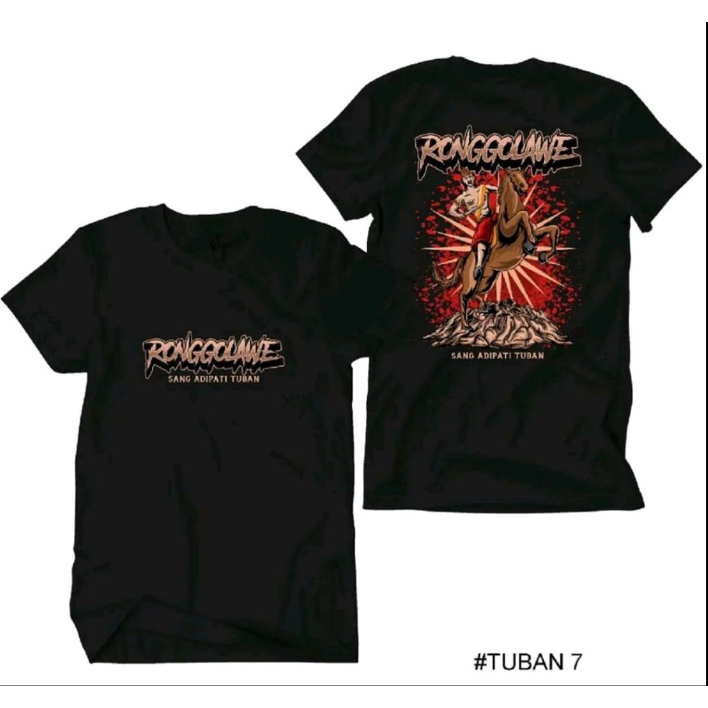 kaos ronggolawe distro peria wanita viral