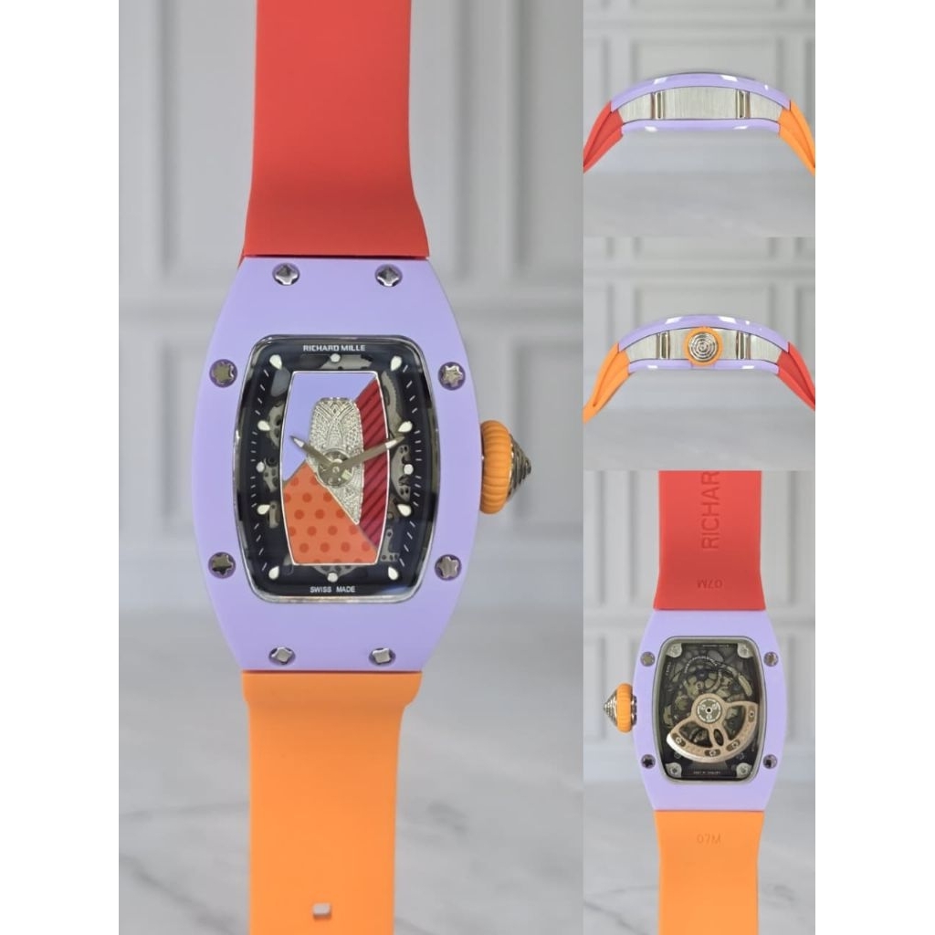 JAM TANGAN RM007 LADY CERACHROM CERAMIC FULLSET