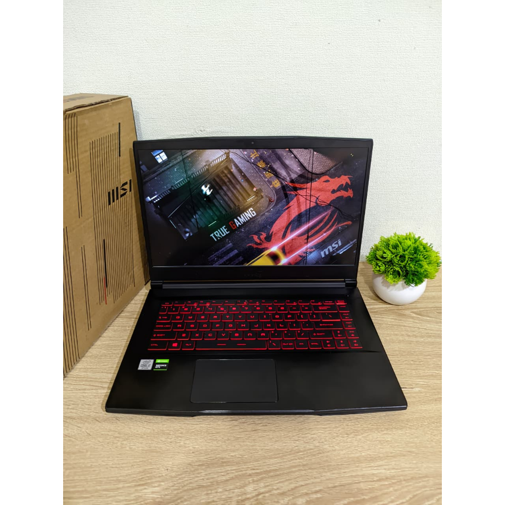 PROMO LAPTOP GAMING MSI GF63 THIN 10SCR INTEL CORE I7 GEN 10 RAM 8GB SSD 512GB NVIDIA GTX 1650Ti 4GB