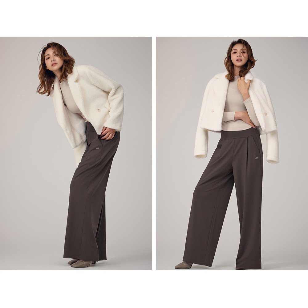 [Minne] STL Urban Belly Cover Wide Pintuck Pants