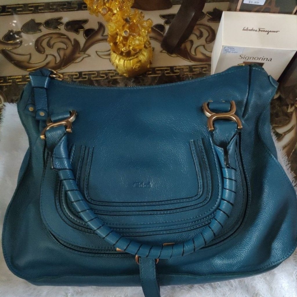 tas totebag Chloe warna biru