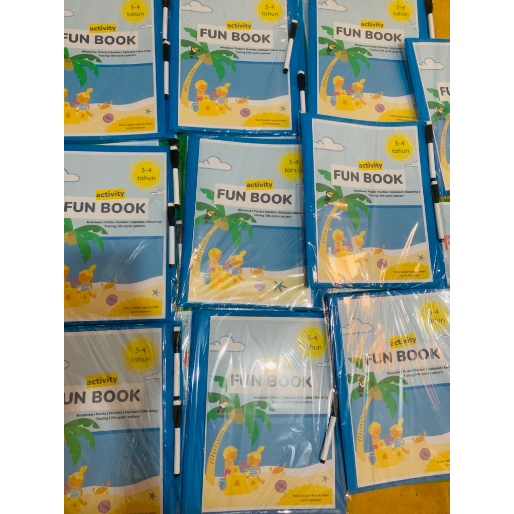 worksheet anak 2 sampai 4 tahun 40 hlm full warna bonus 2 spidol