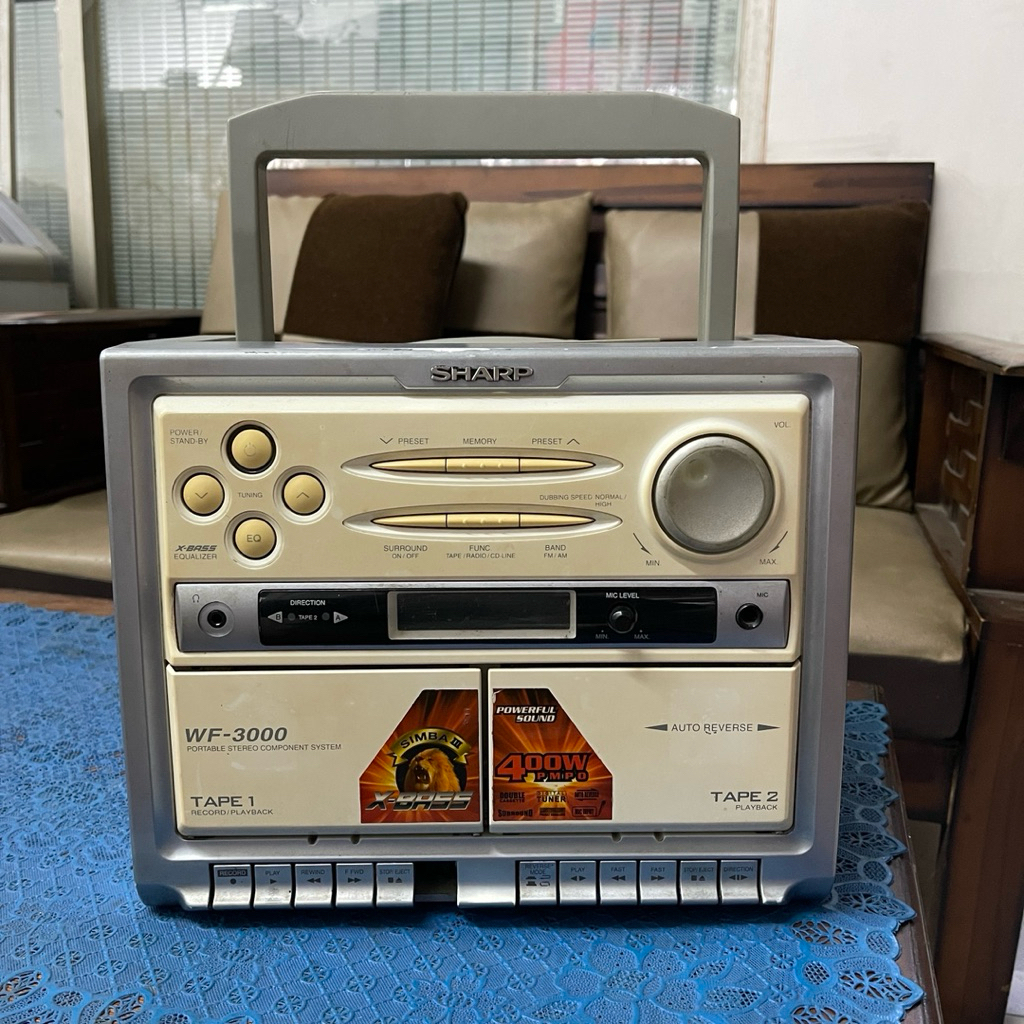 Head Radio Tape SHARP SIMBA 3 WF-3000 X-Bass