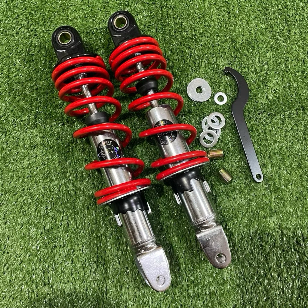 Shockbreaker shock belakang red 280mm nouvo aerox old shock belakang 280mm aerox 155 nouvo